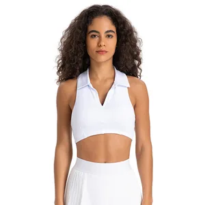 New Sports Outdoor Small V Lapel Sports Bra, Fashionable and Sexy I-shaped Beautiful Back Yoga Bra