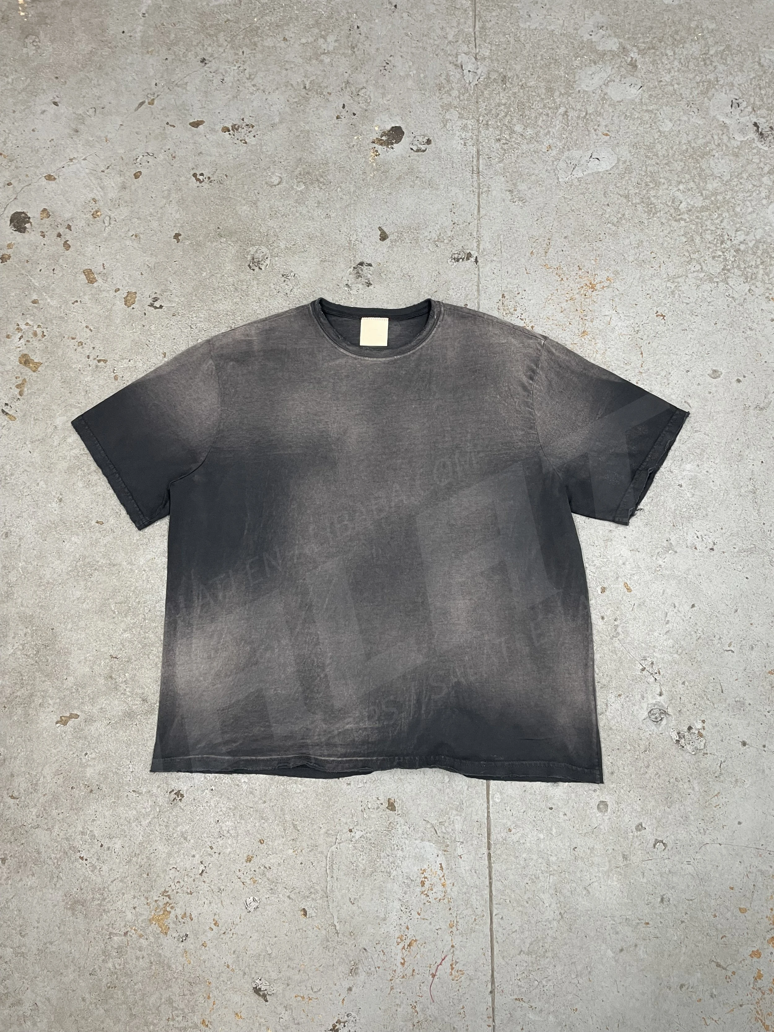 Custom Sun Faded T Shirts 100% Cotton French Plain Streetwear Vintage Distressed Acid Wash Oversized Women Unisex Tshirts Men gallery 9