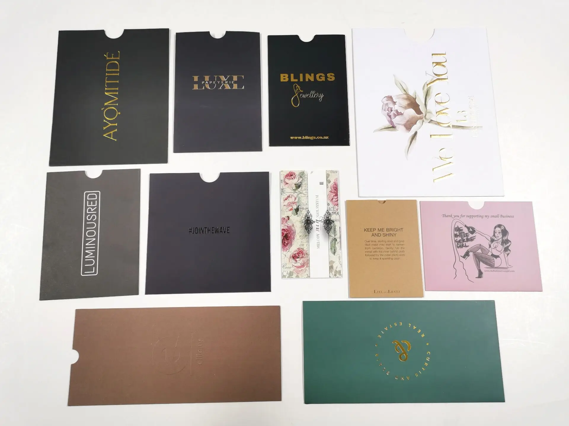 Xiamen Mailing Custom Receipt Envelope New Arrival Navy Blue Offset Printing Greeting Card Matte Lamination 10 X 15 Cm or Custom