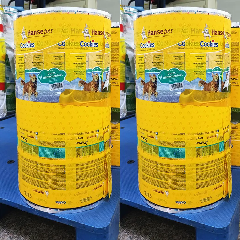 Custom Printed Laminated Plastic Biodegradable Packaging Mylar Roll Film Color Printing Sachet Film Roll Plastic Rollstock