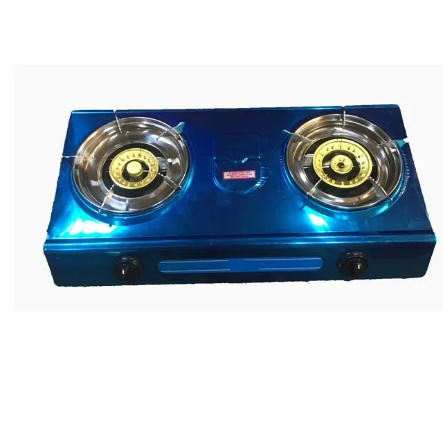 キッチン家電ステンレス鋼3銅バーナーガステーブルコンロ
