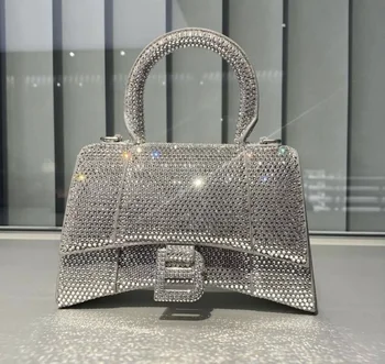 New Arrival B Bling Handbags Luxury Brand Rhinestone Diamond Handbag Women Shoulder Strap Handbags Bag