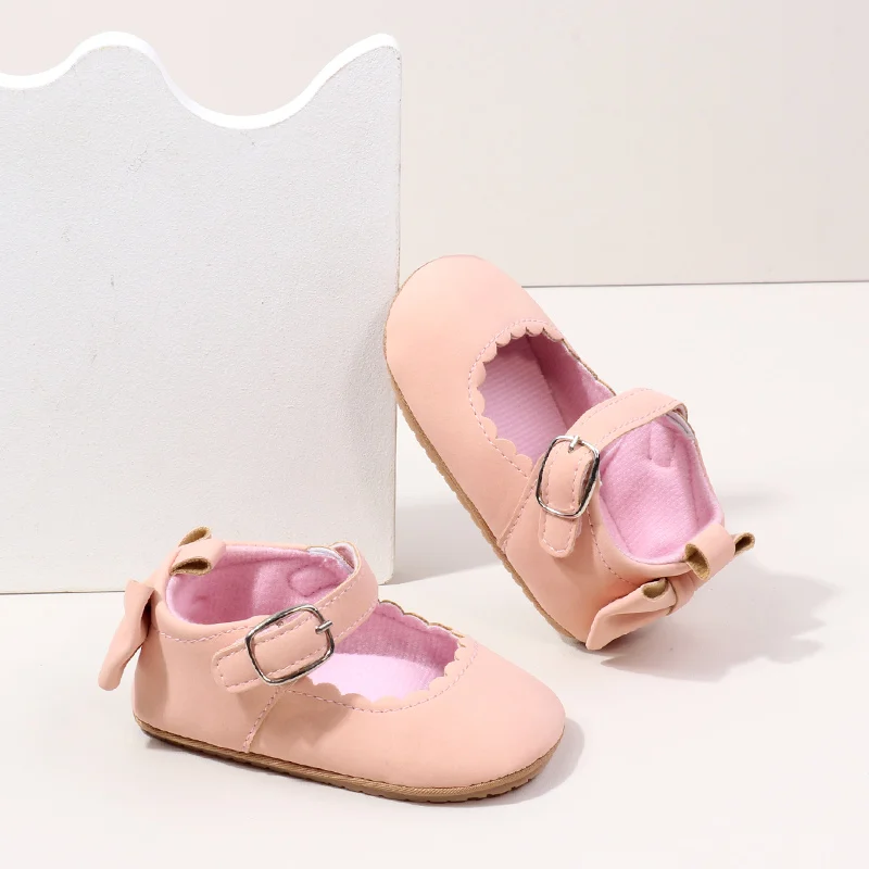 Factory Directly Beautiful Fancy Baby Girls Shoes Soft Sole Newborn Infant Shoes for Girls Cute Bowknot for Toddler Girls supplier