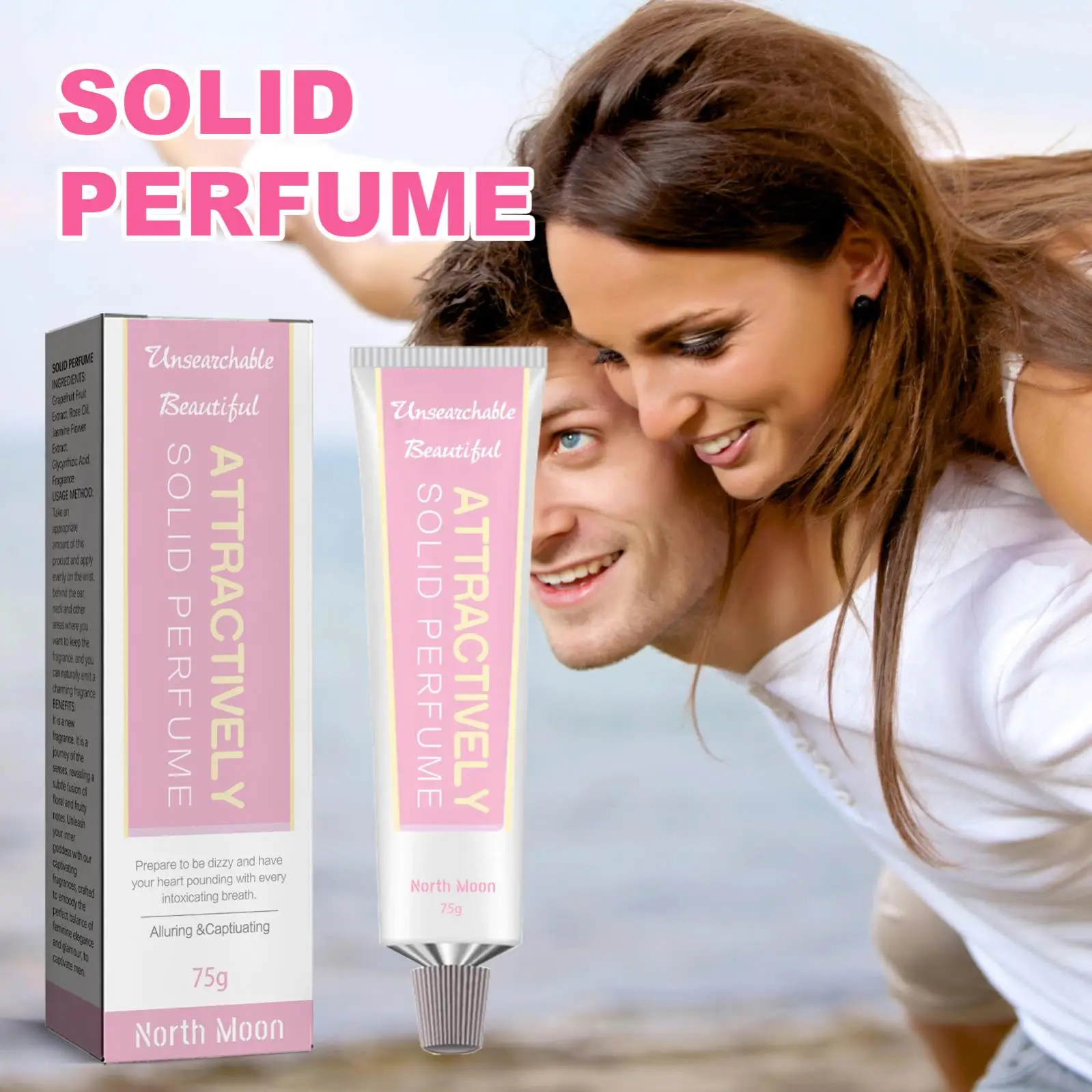 Норт-Луна, оптовая продажа, твердый парфюмерный бальзам, портативный стойкий легкий аромат тела, портативный карманный твердый парфюм