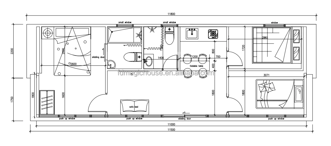 Magic House 40ft Container House Expandable Container 20ft House 2 Bed Buy 40ft Container