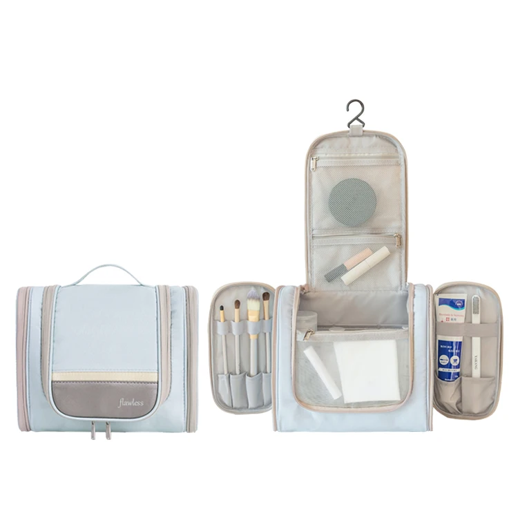 Large Capacity Hanging Toiletry Bag Travel Portable Makeup Case