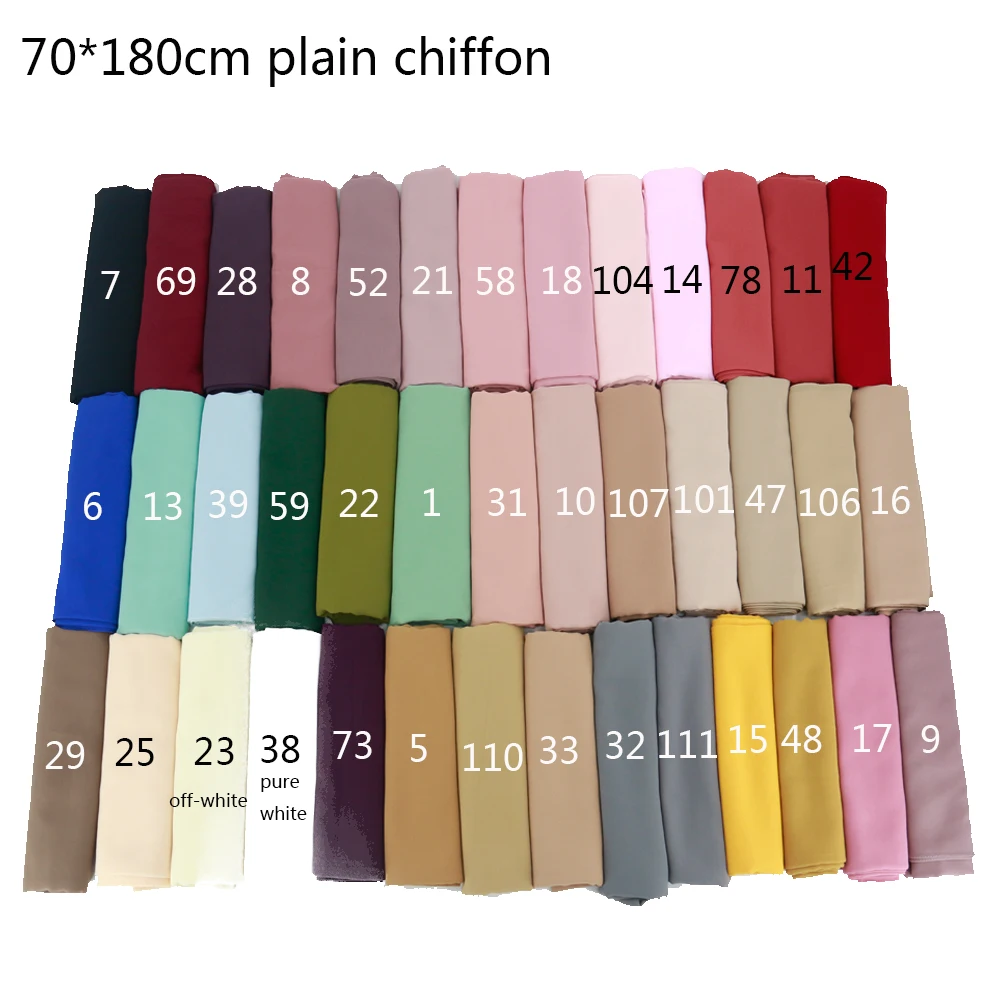 Nice Soft Chiffon Hijab Stone Design Edge Chiffon Hijab