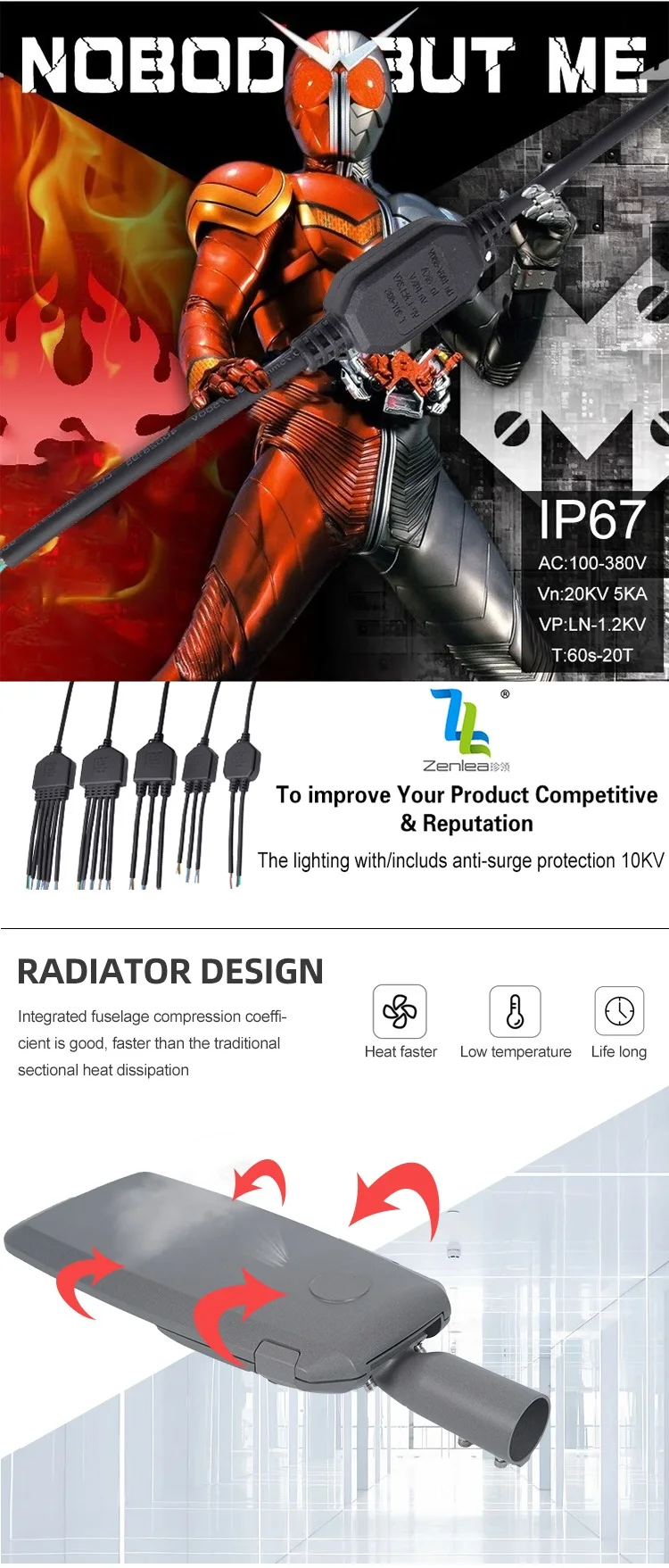 Project Lighting Lamp Waterproof Ip66 Outdoor Aluminum 50w 100w 150w 200w 240w Smd Led Street Light