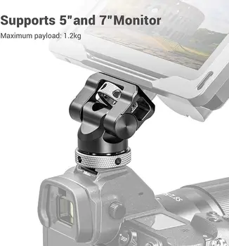 Smallrig Field Monitor Mount Holder with Cold Shoe and 1/4" Inch Screw for 5 Inch and 7 Inch Monitor -BSE2346 detail image