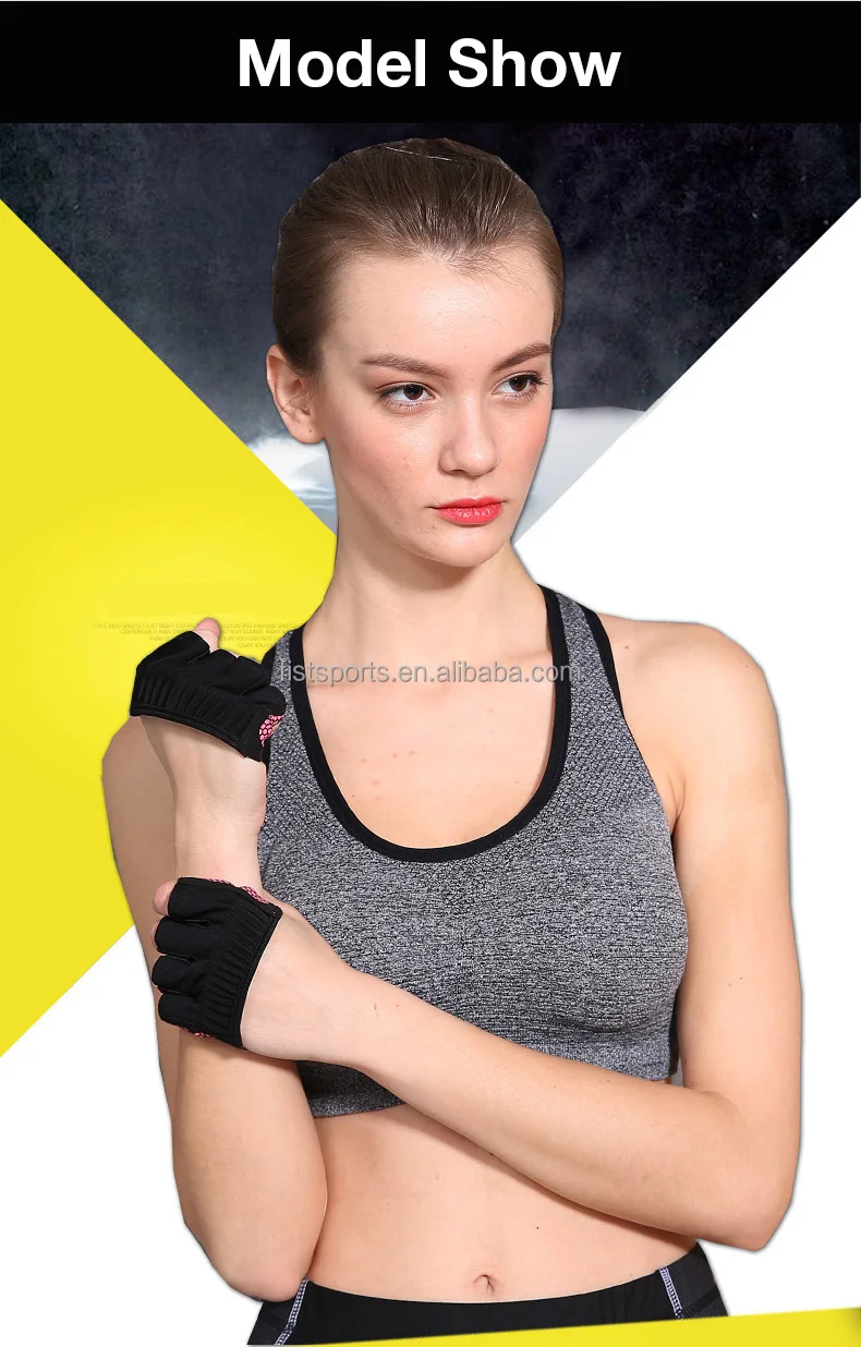 Dumbbell Crossfit Workout Half Finger Thin Gym Sport Gloves Sports Anti