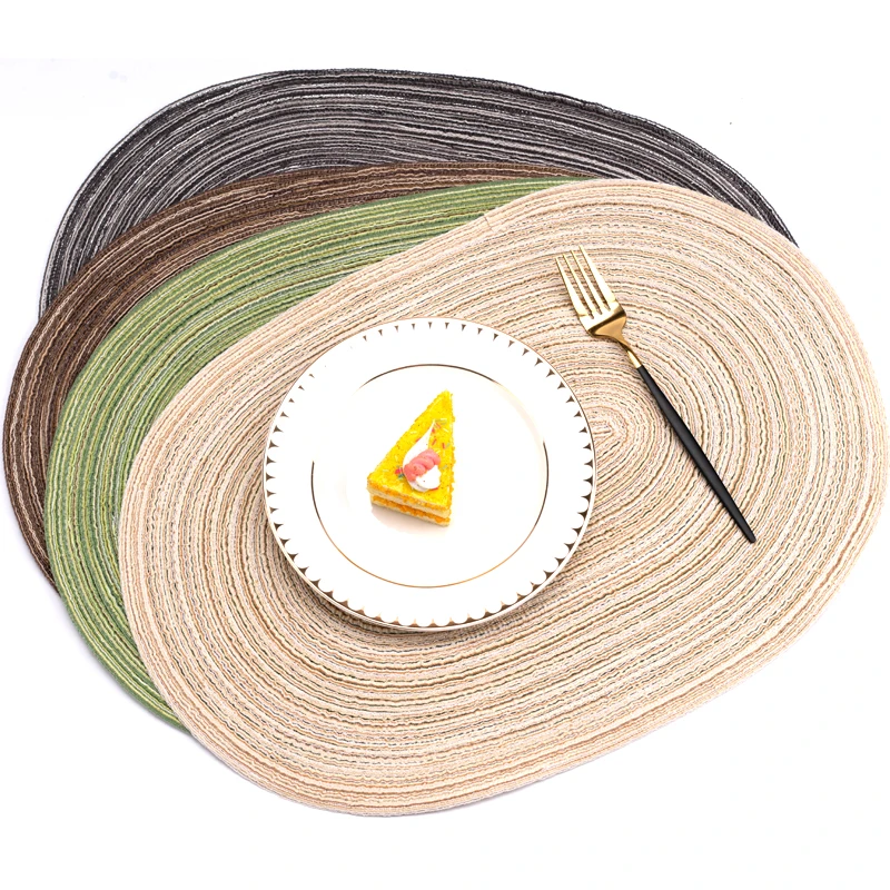 Starunk Wholesale Placemats Handmade Cotton Woven Insulation Placemats For Restaurant Dining