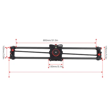 L80RC Photography Shooting Carbon Fiber Electric Sliding Rail Slideway Removable Wireless Remote Control SLR Video Translation detail image