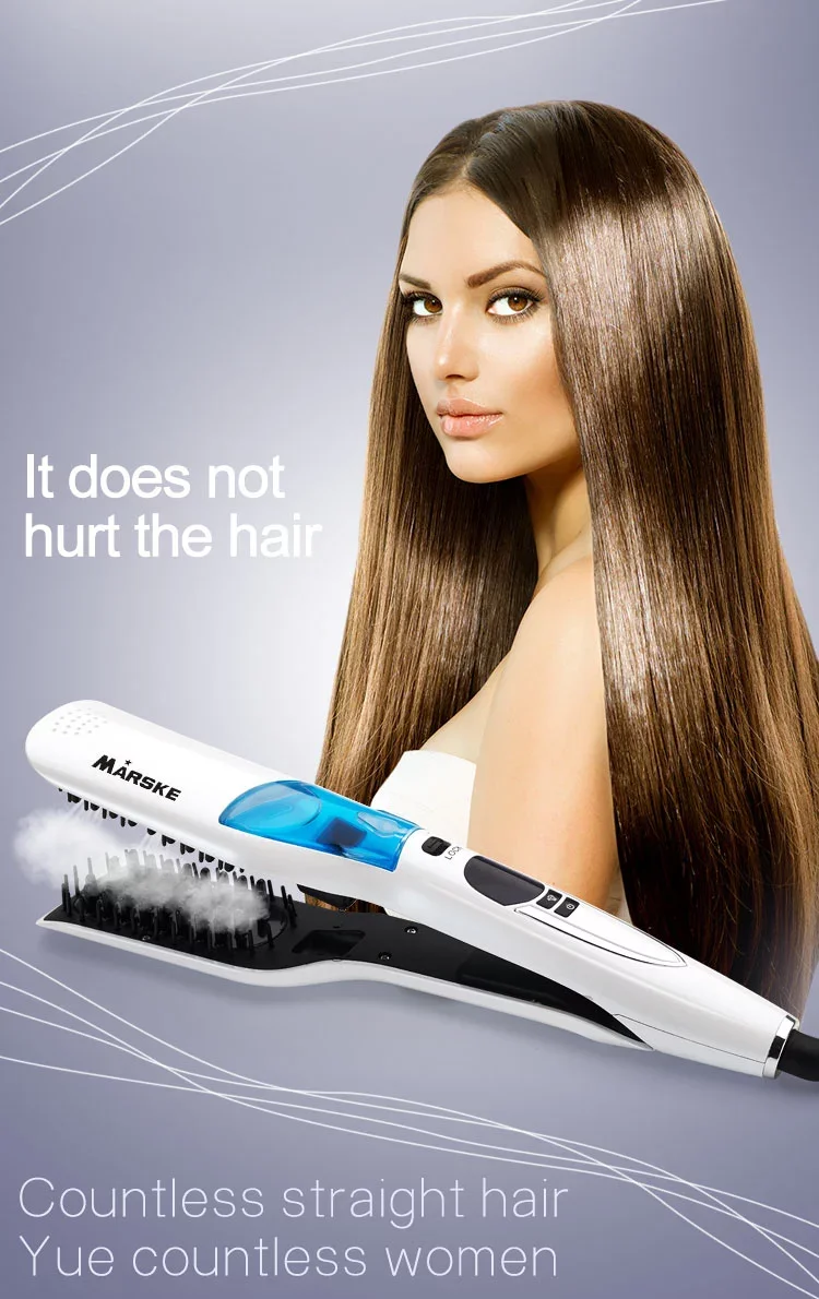 Ceramic hair straighteners with steam фото 76
