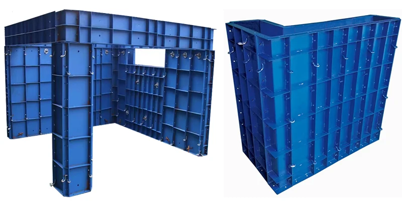 Pre-fabricated Steel Panel Wall Column Formwork for Concrete