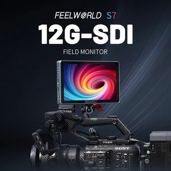 FEELWORLD S7 Camera Monitor 7-inch 1600nit Industrial Touch 12G-SDI Signal Stability Field Monitor Factory Wholesale Custom detail image
