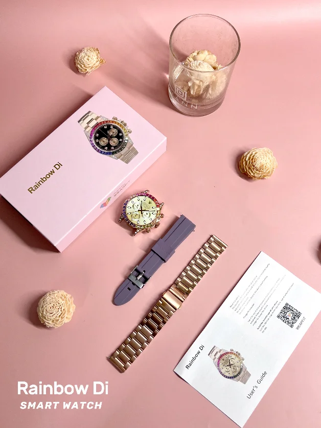 Rainbow Di Smartwatch - Intelligent Blood Pressure Tracker display picture 1