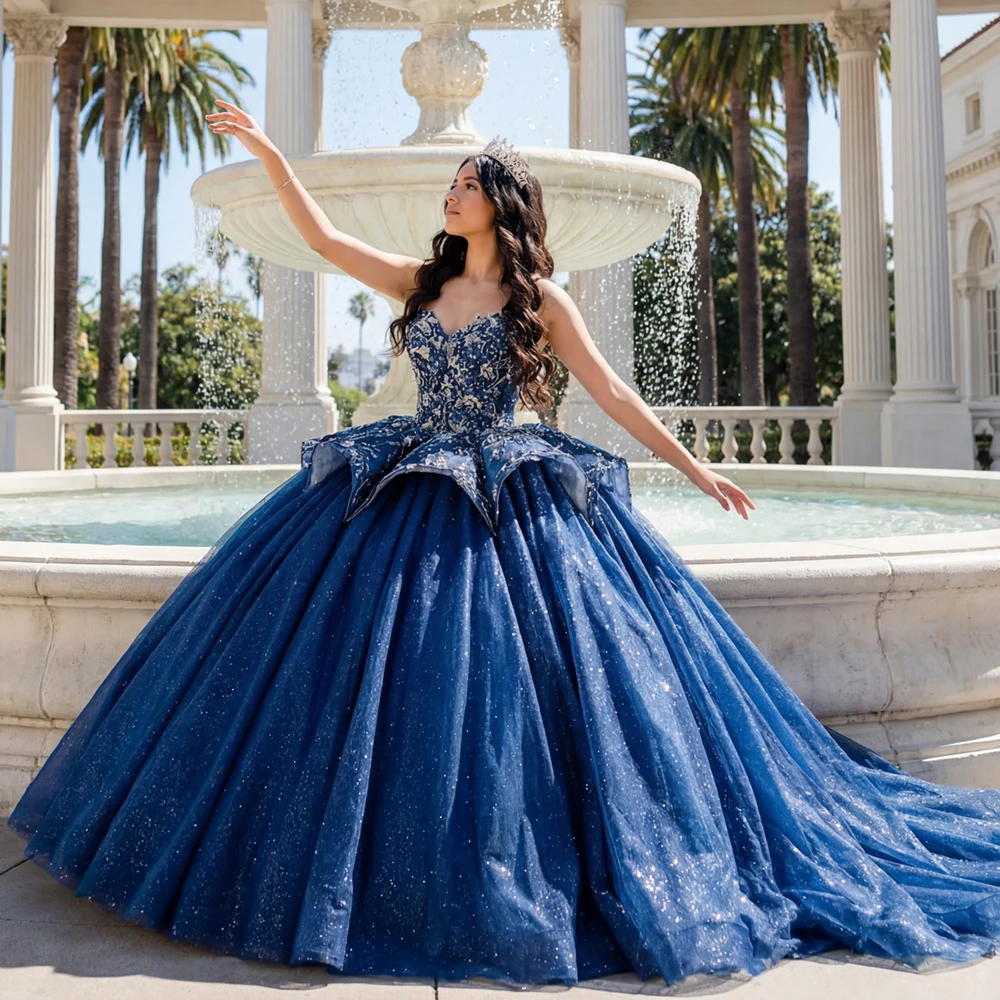 midnight blue quinceanera dresses Midnight Blue , Now available at Miss Quince Boutique!, 225 E 11th St Los Angeles Ca 90015, #xv #quince #missquinceboutiquela #ballgown vestido