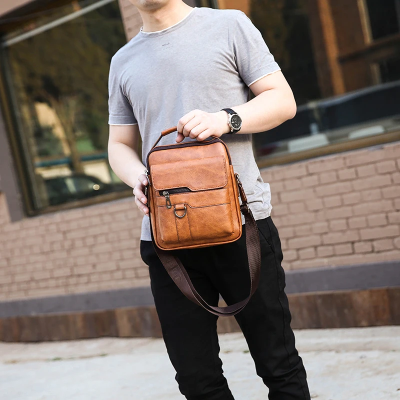 Wholesale China Classic Fashion Crossbody Bag Pu Leather Black ...