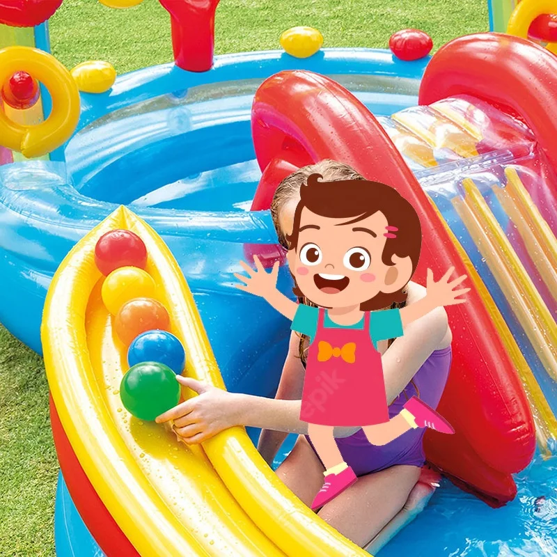 Intex 57453 RAINBOW RING PLAY CENTERインフレータブル