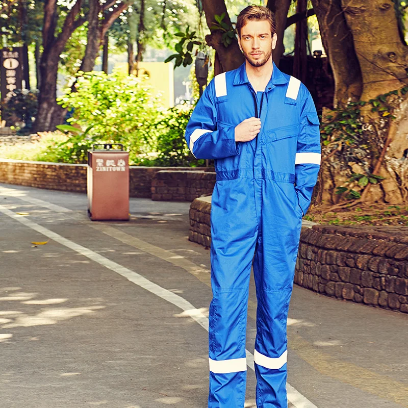 Фабричная поставка NFPA 2112 EN 11612 огнестойкий FRC FR безопасный промышленный комбинезон