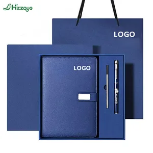Custom A5 Notebook and Pen Executive Set Office Gifts for Men New Year Corporate Business Graduation Gift Set for Employees