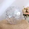 Ballon de plage laser arc-en-ciel gonflable de 30 cm