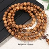 Agarwood Buddha Beads Multilayer Bracelet