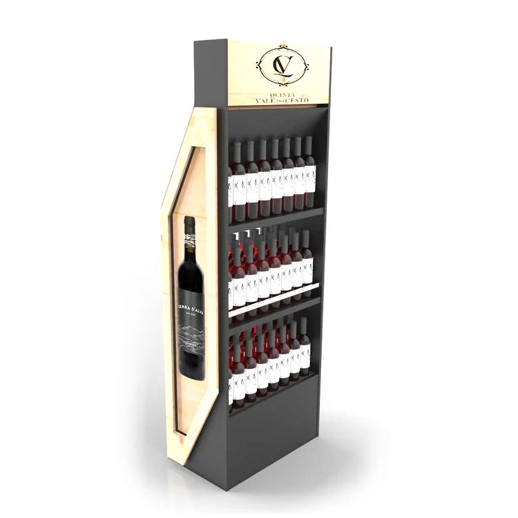 Bollte Shape POS VODKA Wine  Display Stand