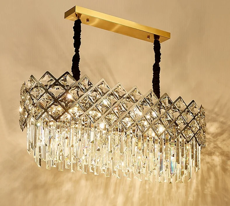 JYLIGHTING Fancy Indoor Living Room Room Design Antique Modern Luxury Crystal  Hanging Lighting Decoration  Chandelier