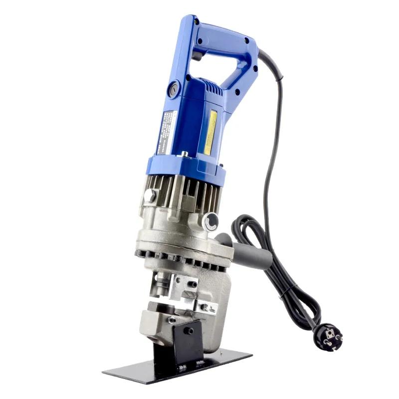 Hand hold Electric Hydraulic Hole Punching tool MHP-20 portable Single Hole Puncher of angel steel Includes 5 Sets Die 555068