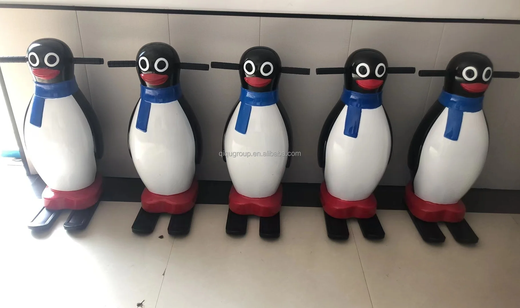 QIQU Universal Penguin Ice Skate Pusher | Beginner Training Aid | Blow Molded HDPE | Winter Rink Safety Equipment