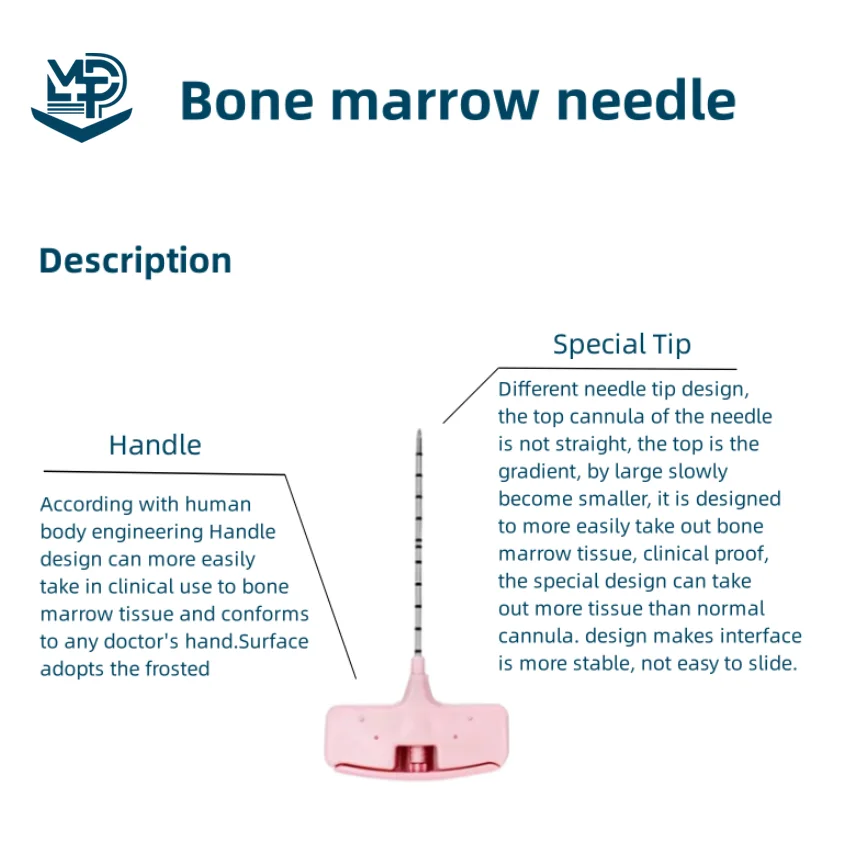 Manufacturer disposable stainless Steel Medical automatic bone marrow biopsy needle for single use manufacture