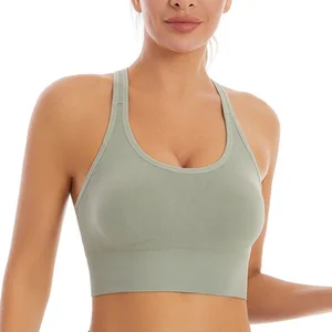 Stanik Sportowy Micro Halter Bra with Shock Absorber Deportivo De Entrenamiento Highly for Impact Running Sports Bra for Women