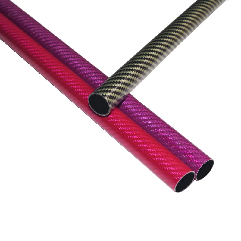 High Quality 3K 1000mm Conical Carbon Fiber Tube Most Popular Purchase for Color Carbon Fiber Tube