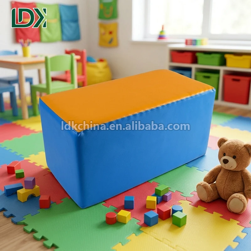 LDK Rectangle Foam Block Module Soft Sponge Gymnastics Spotting Equipment Play Mat for Kids