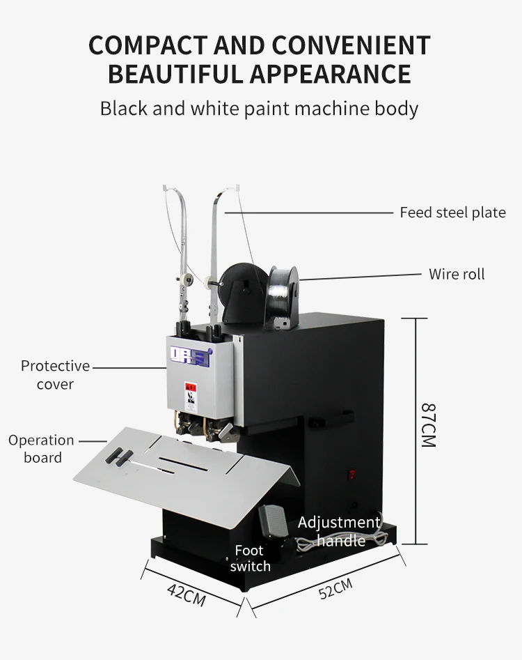 Sws-2 Double Head Saddle Stitching Machine,Book Binder Stapler,Desktop ...