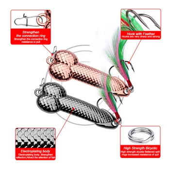 New 3g 7g 11g 15g 21g 28g 36g Spoon Lure Luya DD Vib Vibrating Rotating Sequins Long-range Micro-vibration – Metal Jig – view 5