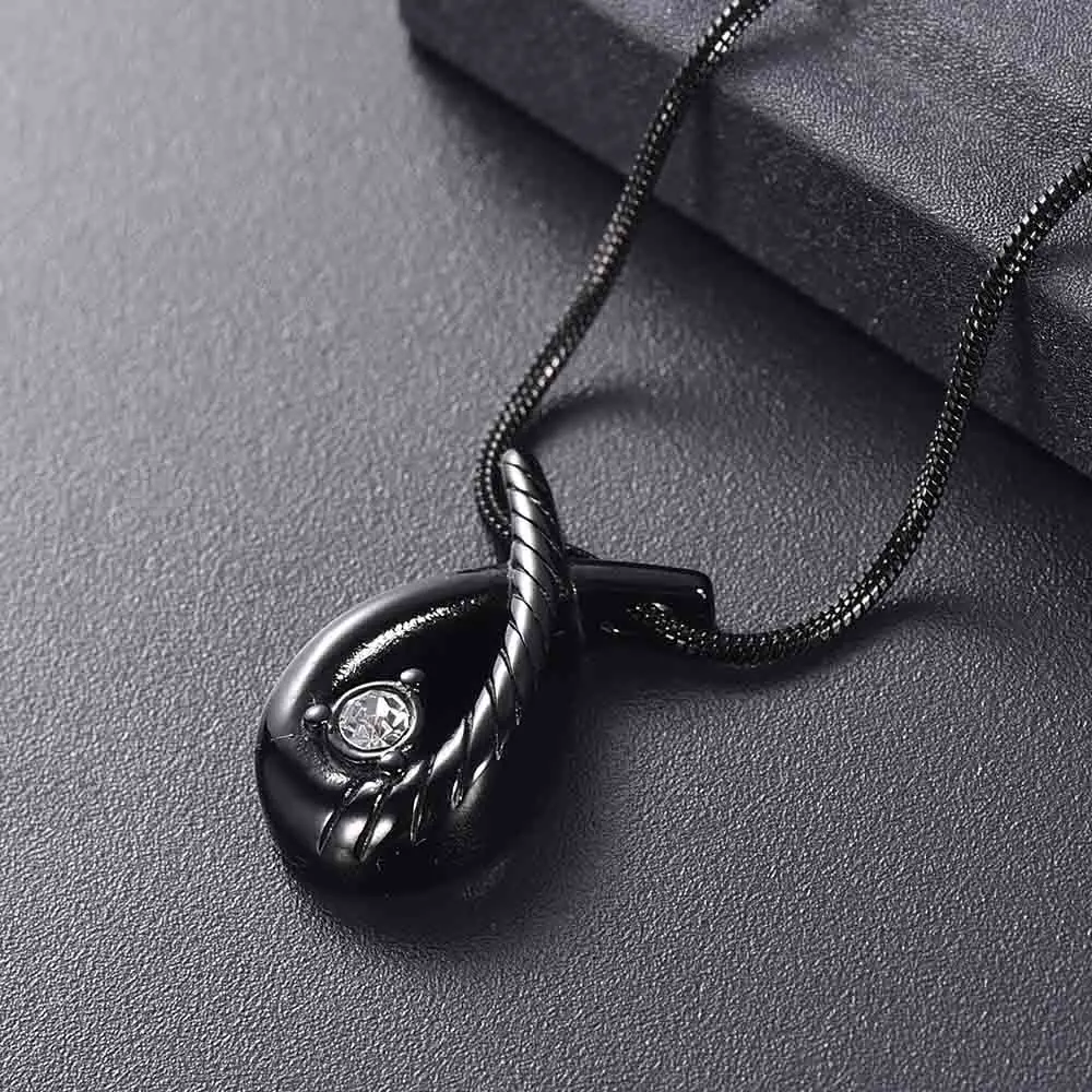 Cremation jewelry Irregular cremation urn necklace to commemorate the dead relatives/pets used for cremation funerals