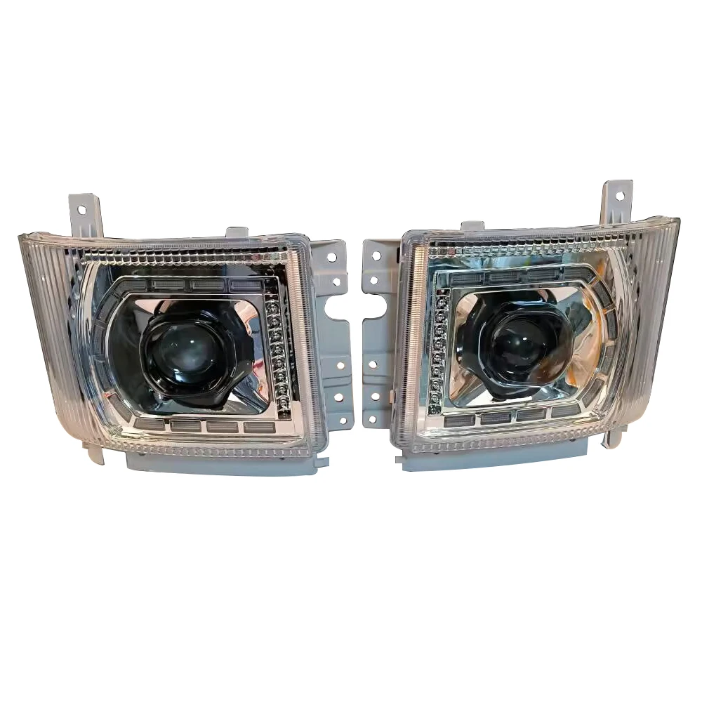 A Pair Headlights With Lens 700P Truck 8-98098479-1 8
