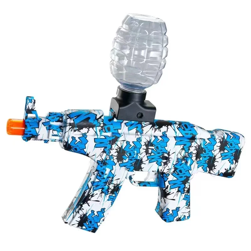 Jinying Akm 47 Water Bullet Gun Electric Hydrogel Plastic Splatter Ball ...