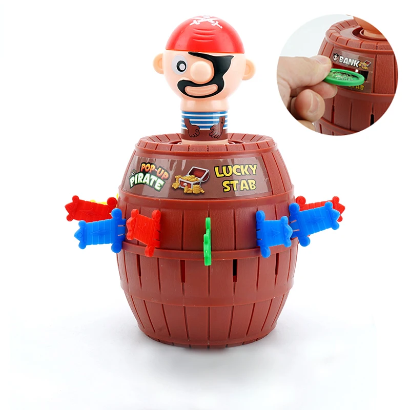 Рождественский подарок детская игра пиратский бочонок игрушки для продажи детская игрушка для трюков