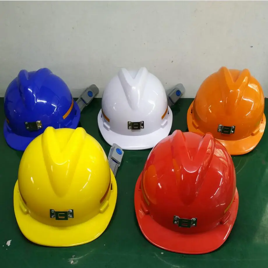 Casque De Sécurité Avec Lampe Frontale Rechargeable – Taille M – Visoir Fumé Inclus – Norme ANSI