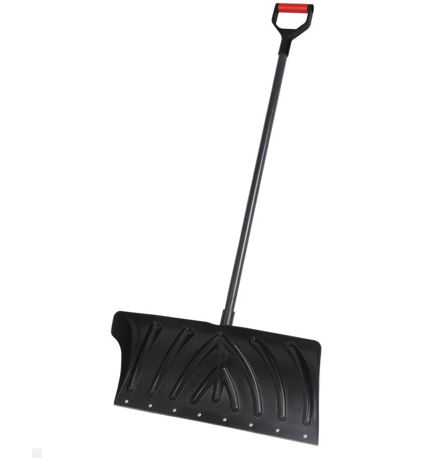 Plastic Snow Pusher With Steel Handle Heavy-duty Snow Shovel Suitable ...