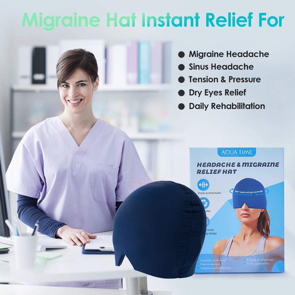 Migraine Relief Cap Headache Reusable Headache And Migraine Relief Cap