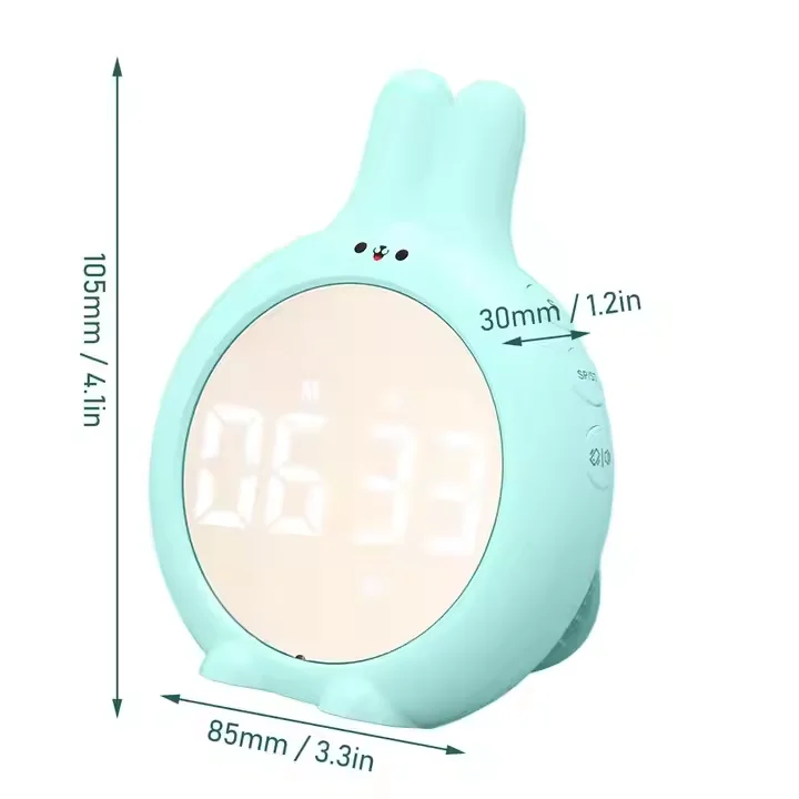 Cute Bunny Shape Magnetic Back Countdown Stopwatch Timer Cute Bunny Classroom Timer Magnetic Back