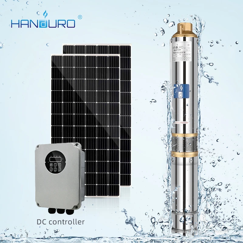 2HP China Bigger Flow 1500w Solar Water Powered Water Pump for Irrigation Yemen Market
