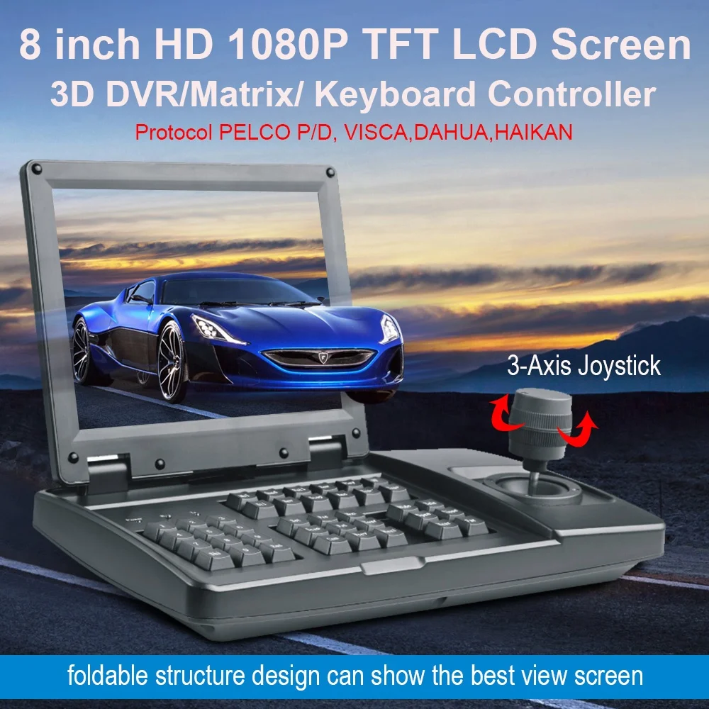 RS485 LCD Display - CCTV Keyboard Controller for PTZ Cameras
