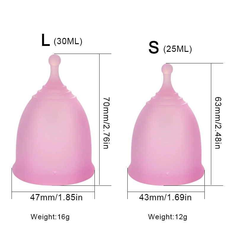 High Quality Female Period Menstrual Cup Medial Grade Silicone Cup Menstrual Cup supplier