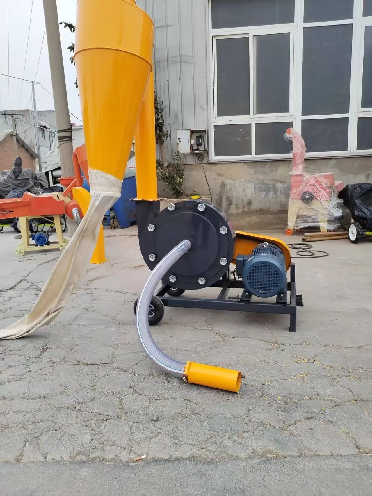 Weiwei Cyclone Gun Efficient Feed Processing Machine for Farm Use ...