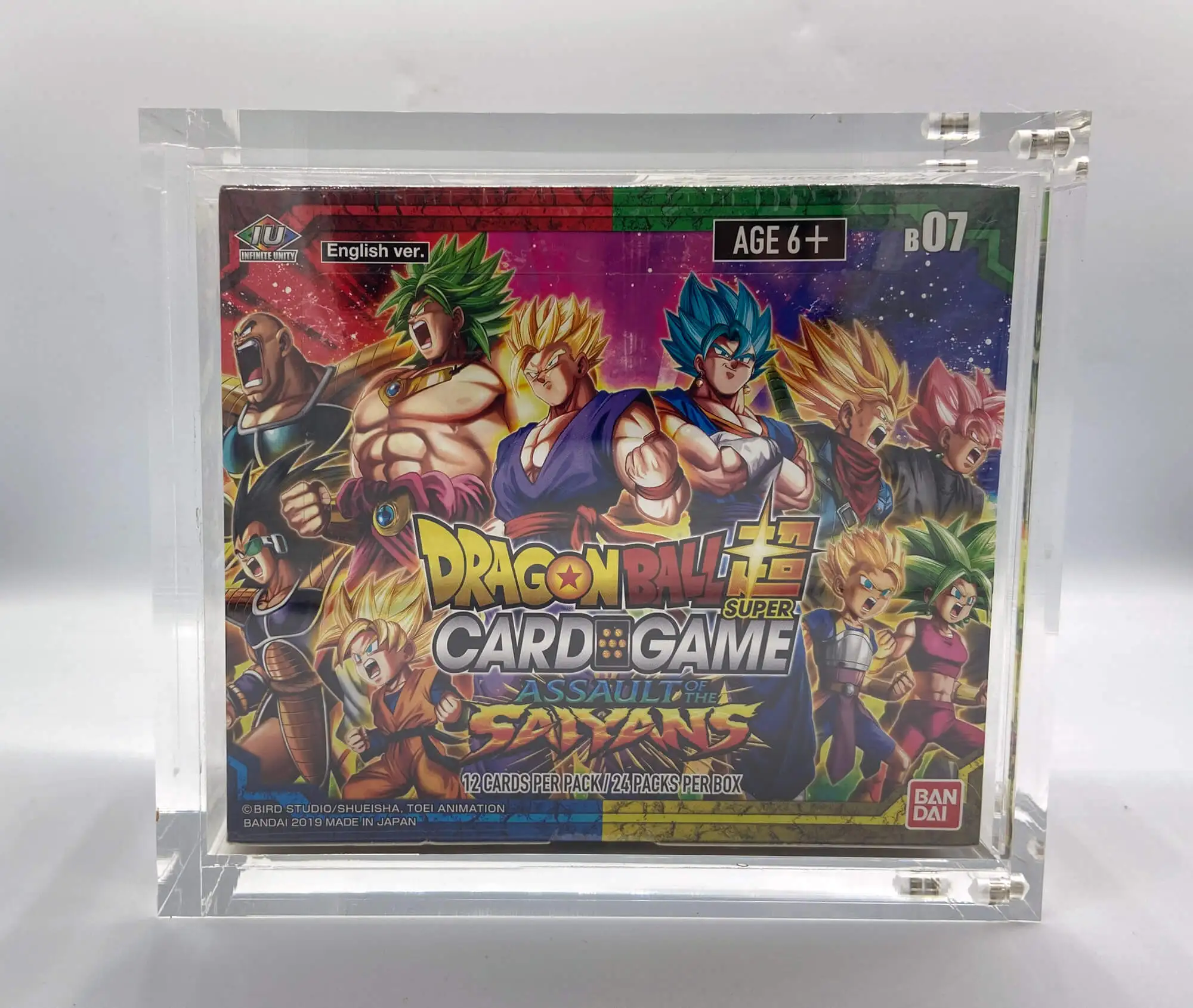 1Set 5pcs 12 Slots Acrylic Game Card Collection Display Clear Game